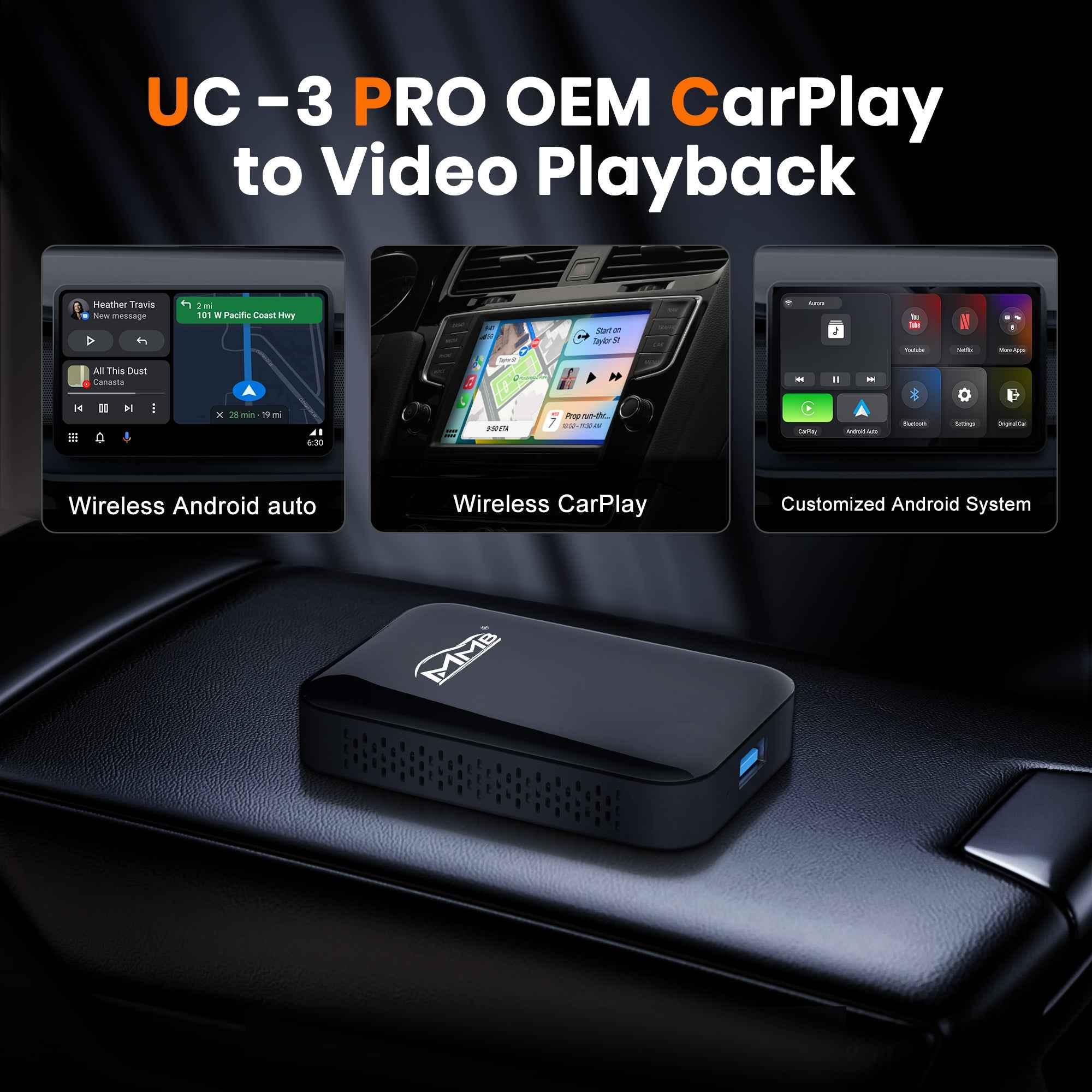 MMB TV Box 2+8G Wireless Carplay And Android Auto Adapter With Built-in Netflix/YouTube - MMB Auto