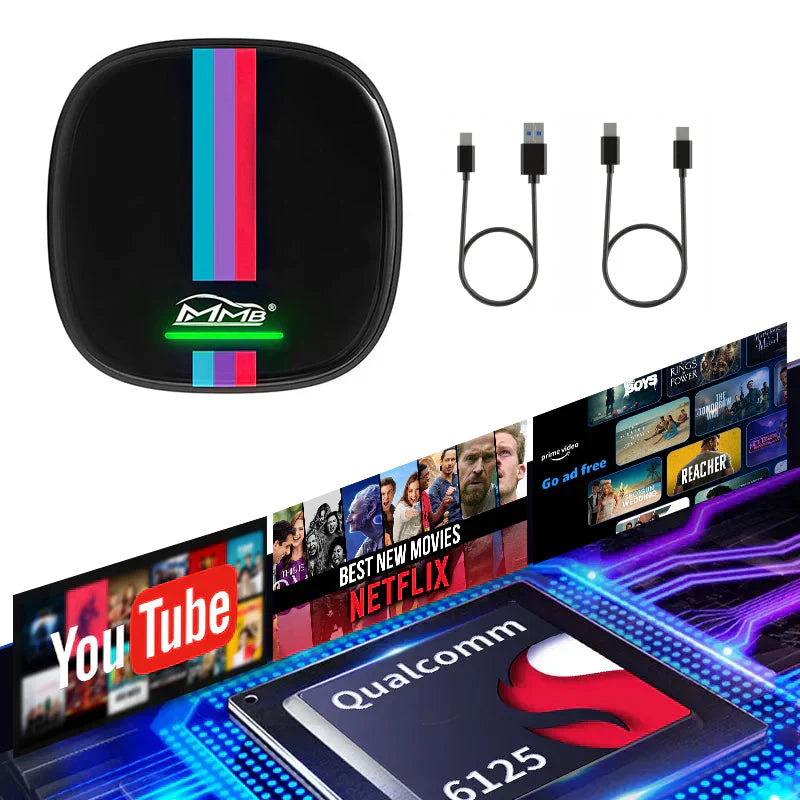 Unlock a new BMW Intelligent Cockpit experience: The MMB Magic Android AI Box transforms your car into a mobile entertainment center.