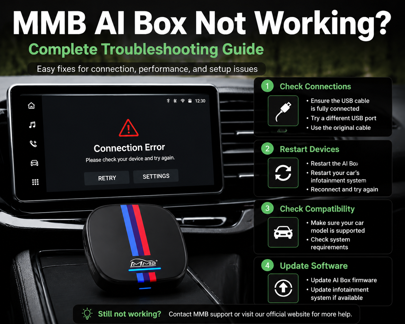 MMB AI Box not working