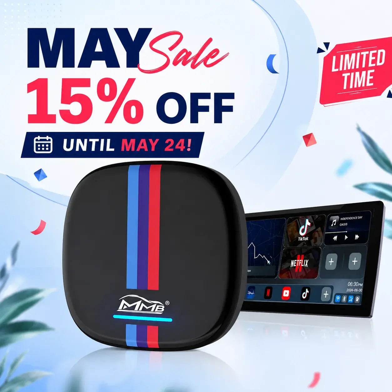 MMB BMW AI Box Wireless Multimedia Carplay Adapter