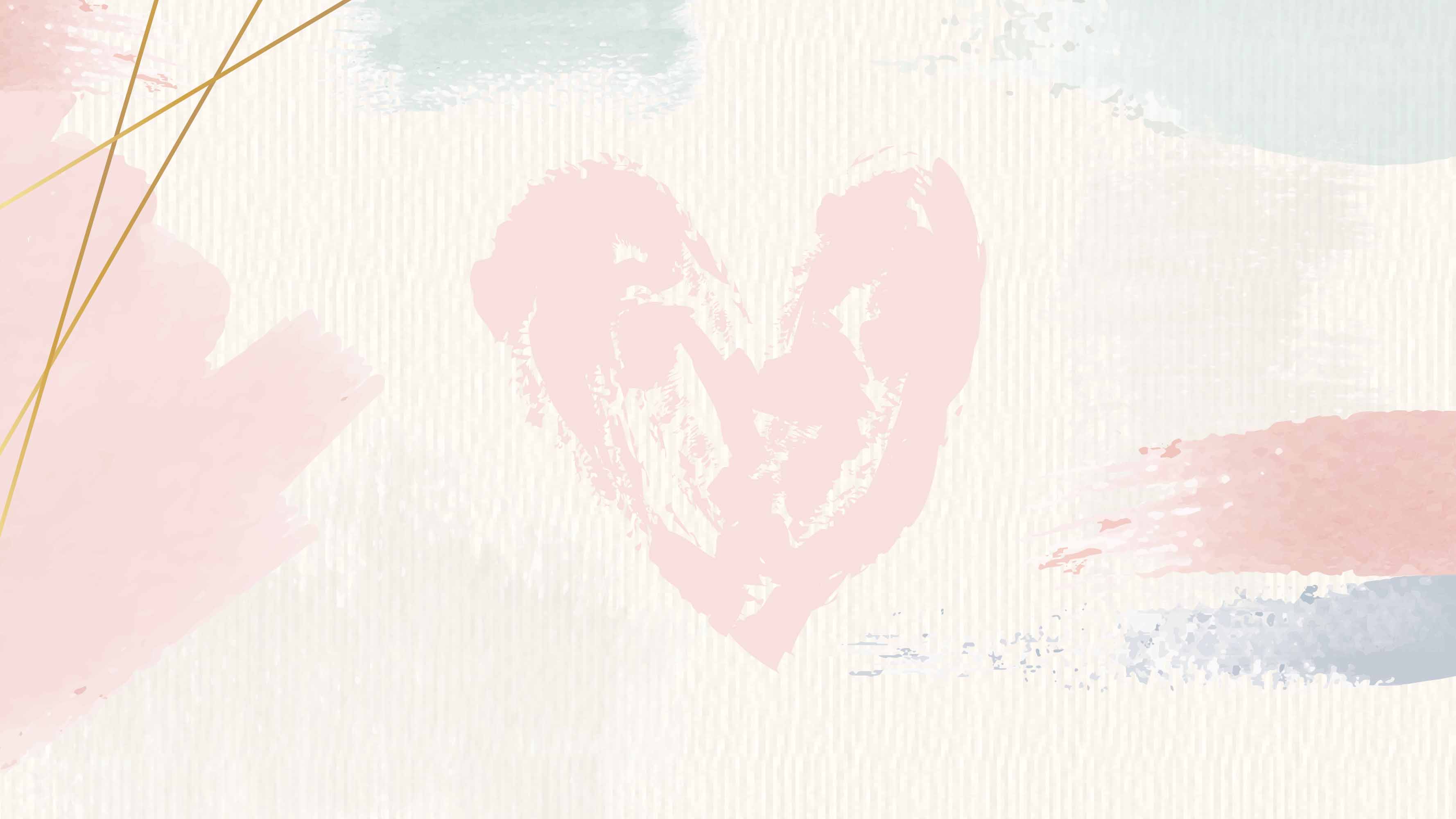 Love and appreciation sale background with hanging heart decorations