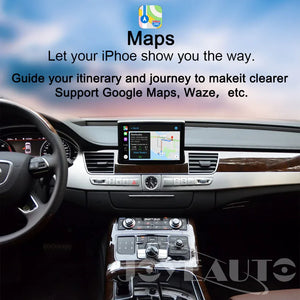 Audi A8 2012-2017MY MMI 3G WiFi Wireless Apple CarPlay Retrofit AirPlay with Camera - MMB Auto