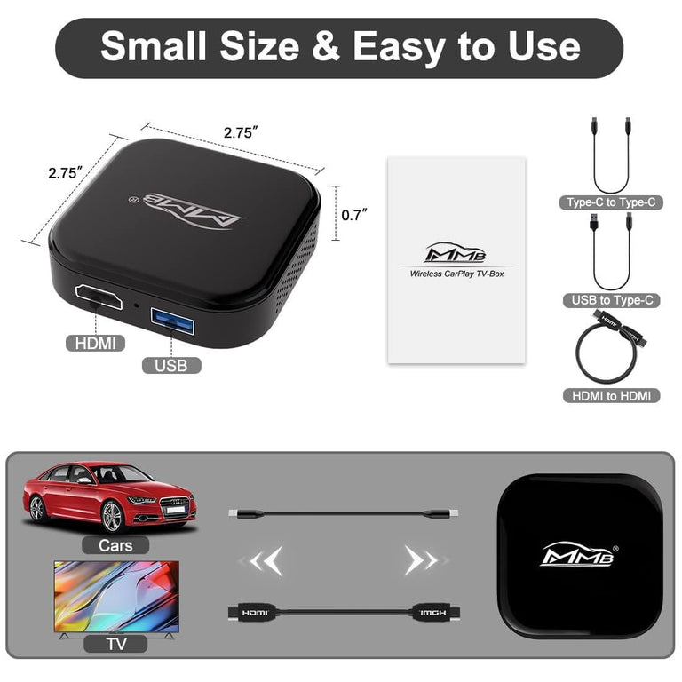 Apple Carplay Wireless Android Auto Adapter Mini Ai Box Inalambrico Car Play  Dongle Para Coche Sans Fil Streaming Player Sem Fio - AliExpress