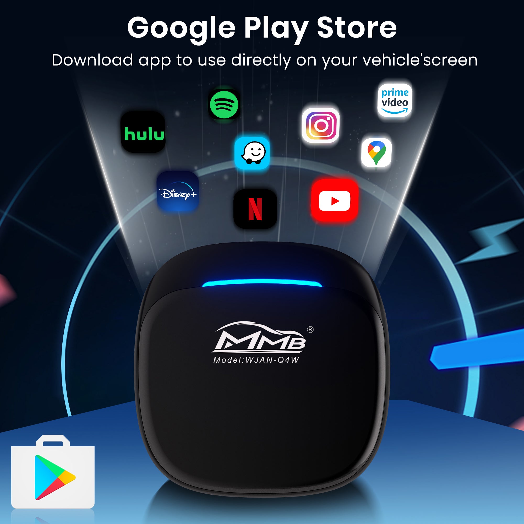 MMB Max 4.0 Andriod 13 Wireless Carplay Adapter