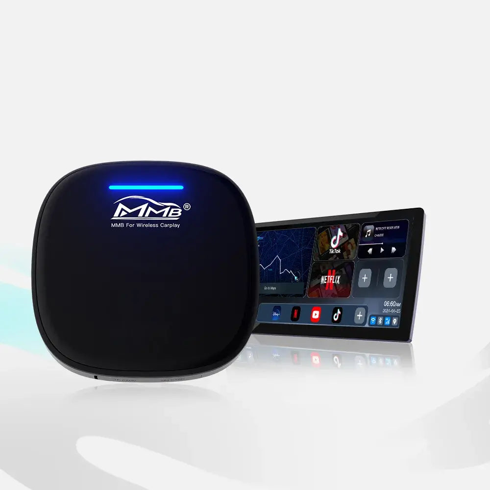 MMB wireless CarPlay AI Box with Android multimedia interface for BYD vehicles