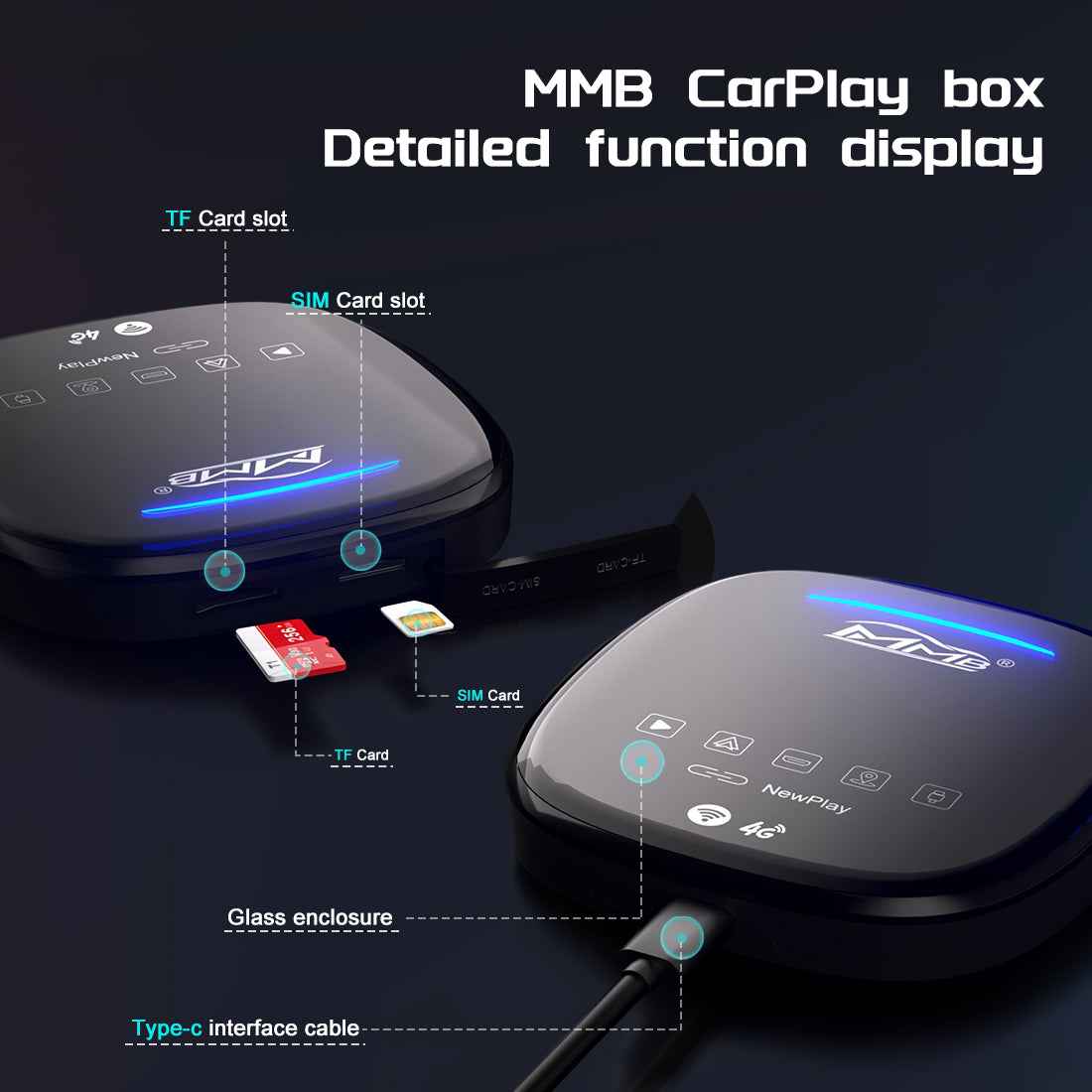 MMB MAX 2.0 Universal Android 10 HDMI CarPlay Adapter (Clearance)