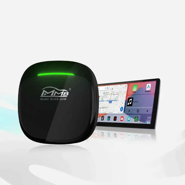 MILEL Android AI Box MB01とワイヤレスキーボードセット MMB Max 5.0 AI Box | Android 14 Wireless CarPlay & Android Auto