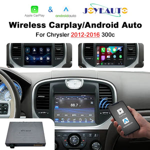 (WZCL-1) JoyeAuto Chrysler Wireless Apple Carplay AirPlay Android Auto Interface Upgrade for Chrysler 2012-2016 300C Mirror-link Plug and Play - MMB Auto