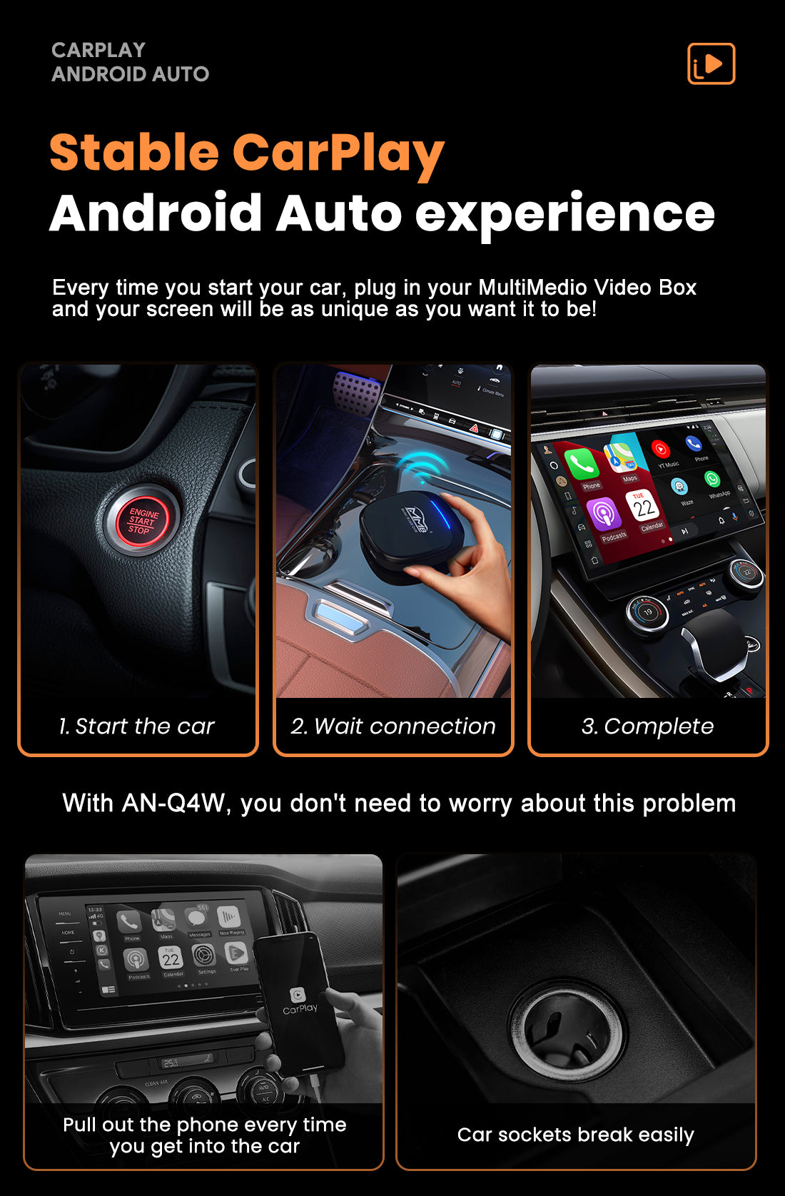 MMB Max 4.0 Andriod 13 Wireless Carplay Adapter – MMB Official