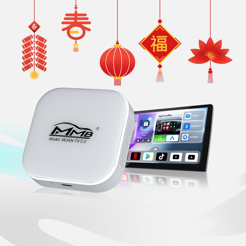 MMB AI Box Wireless TV 2.0 Google Play CarPlay adapter for in-car entertainment