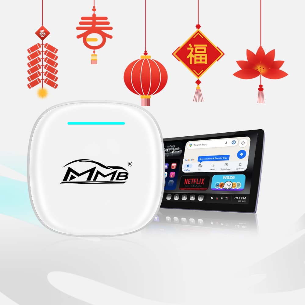 MMB Max Q8W AI Box Android 13 multimedia wireless CarPlay adapter