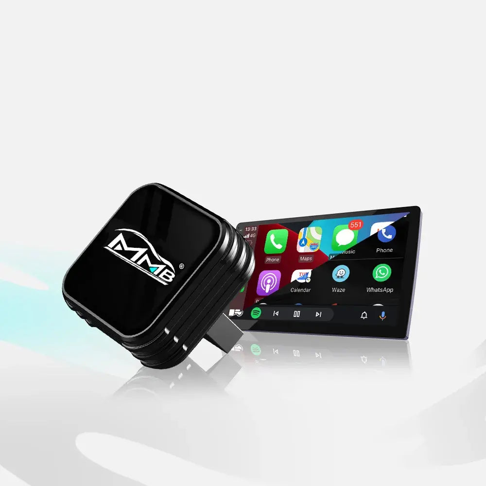 MMB Mini Ultra wired to wireless CarPlay adapter with Bluetooth and WiFi