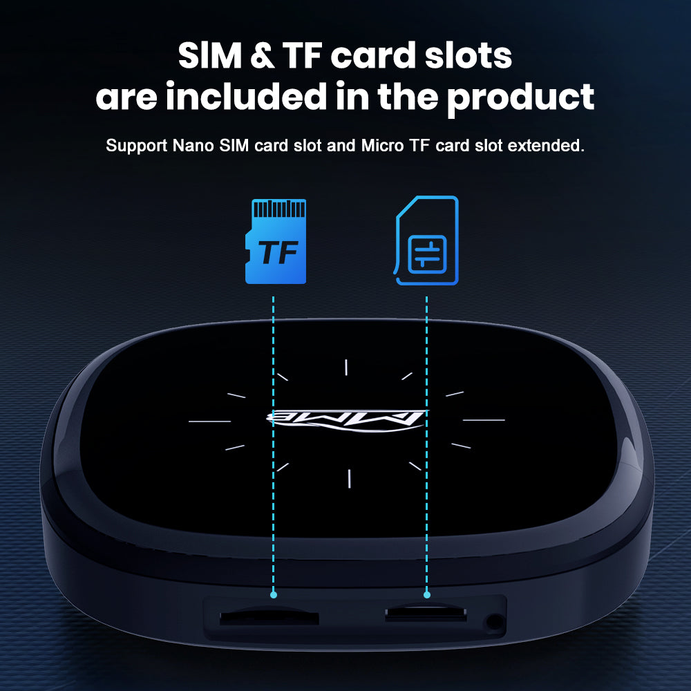 MMB PRO Q2W AI Box supporting 4G SIM and TF card storage expansion