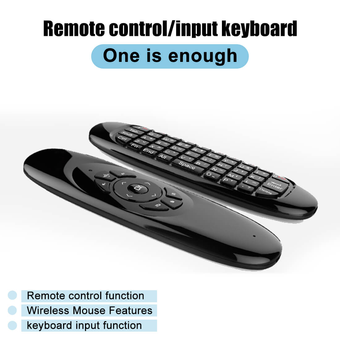 All-in-one wireless remote controller with air mouse and keyboard for MMB Wireless CarPlay and AI Box